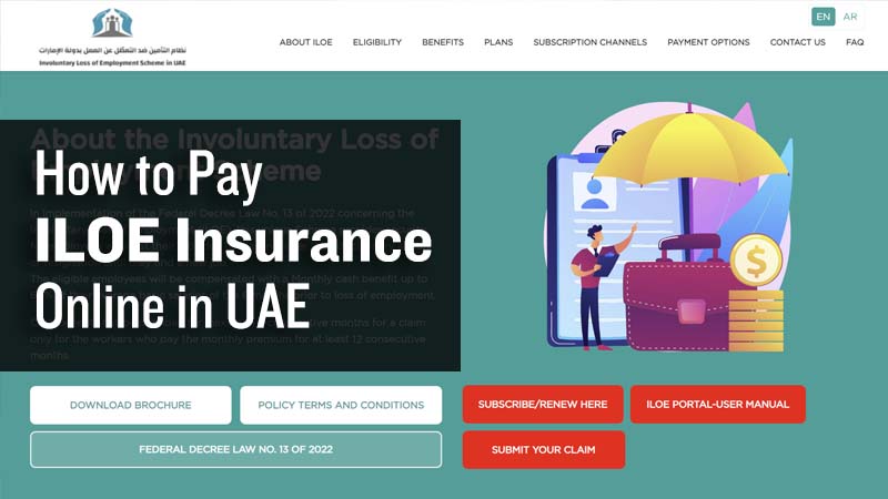 How to Pay ILOE Insurance Online in UAE