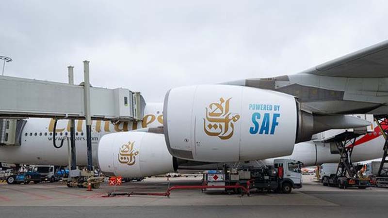 Emirates Pioneers Sustainable Aviation with SAF Initiative in Amsterdam