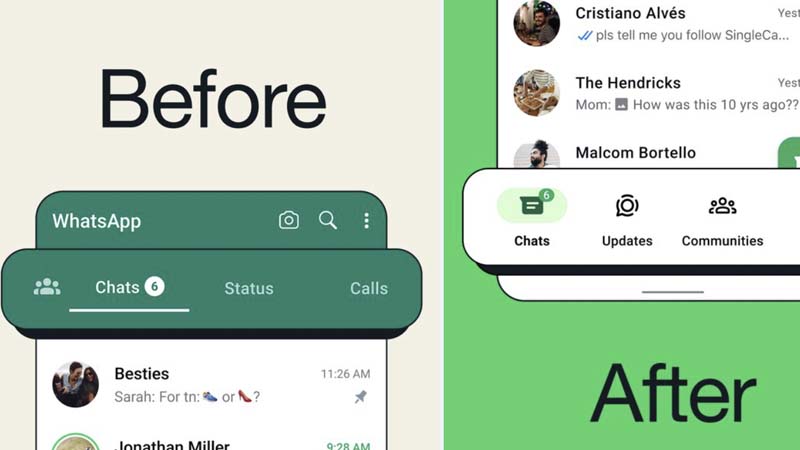 WhatsApp Enhances User Experience with Bottom Navigation Bar on Android