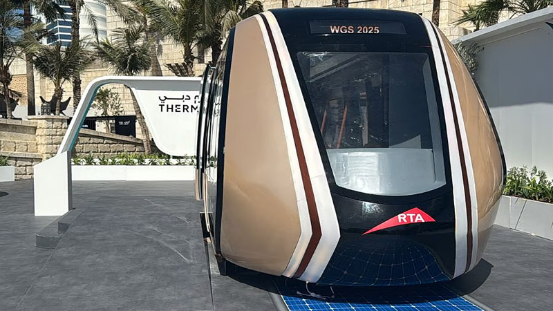 Dubai’s New Solar-Powered ‘Rail Bus’ Set to Transform Public Transport